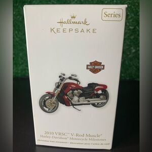 Harley-Davidson Hallmark Keepsake Ornament 2010 VRSC V ROD Muscle Motorcycle